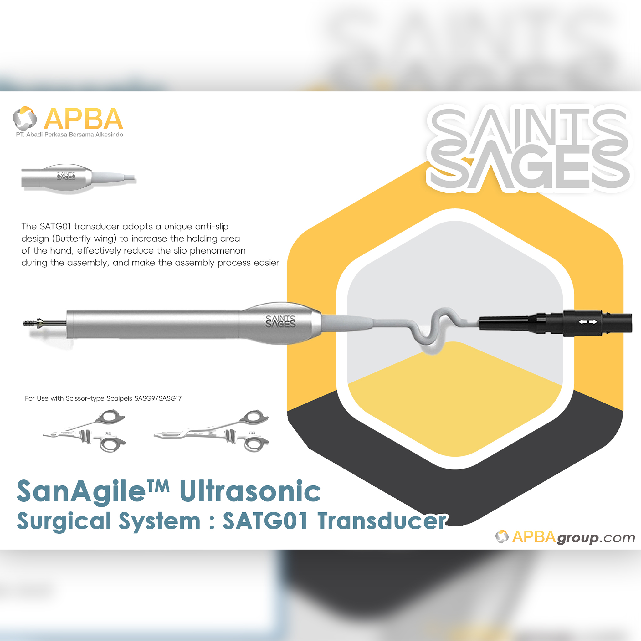 SanAgile Transducer for Scissors SATG01